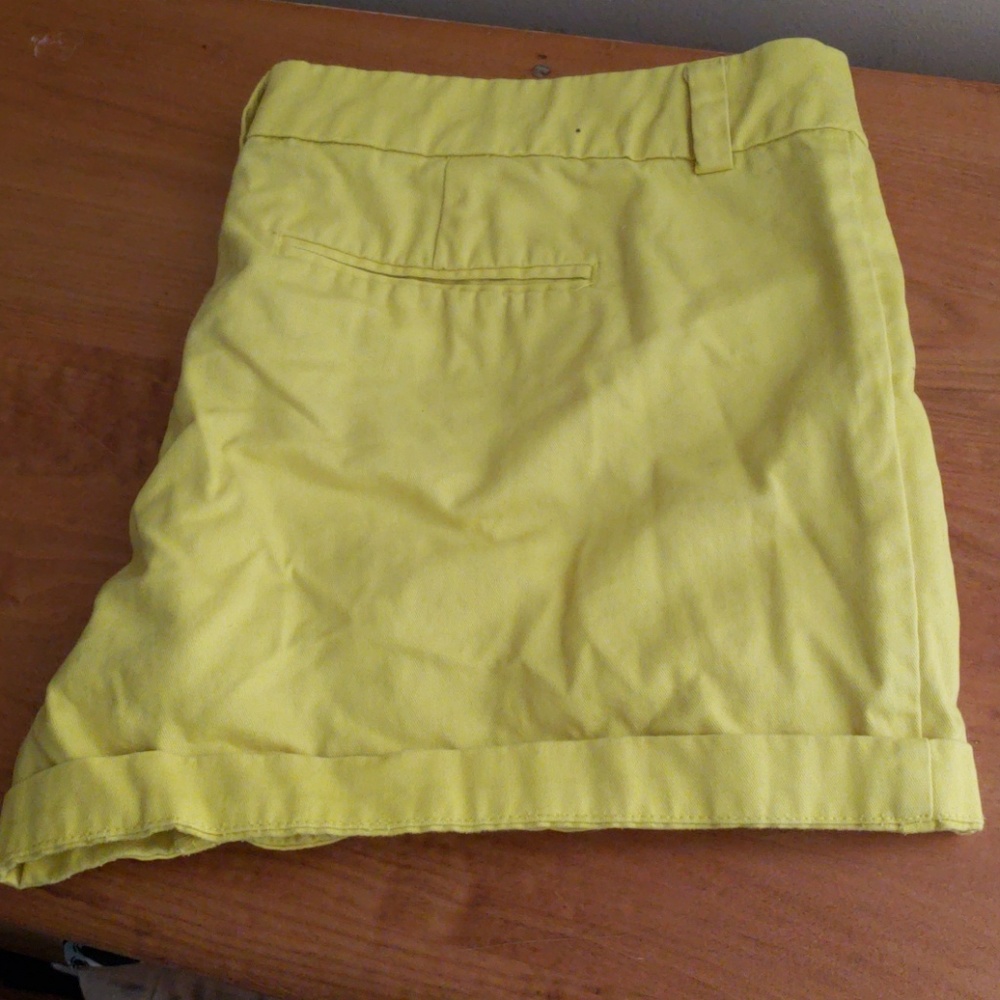 Yellow shorts (color is brighter in person!)